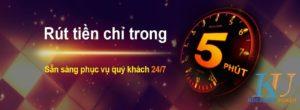 Cách rút tiền Ku casino trong vòng 1 nốt nhạc