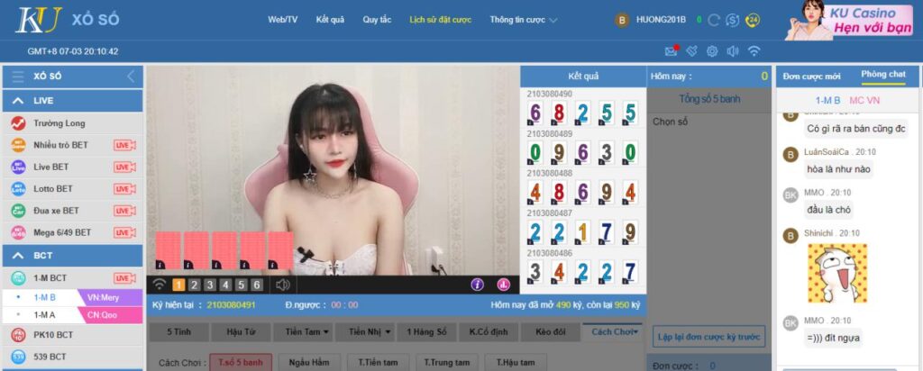 Chơi lô dề cờ bạc online