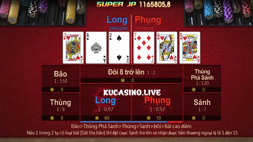 Trải nghiệm game bài trác kim thoa tại sảnh KU Casino