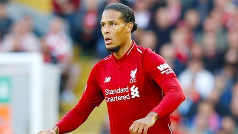 Hậu vệ Virgil Van Dijk thuộc top 5 hậu vệ xuất sắc nhất thế giới 