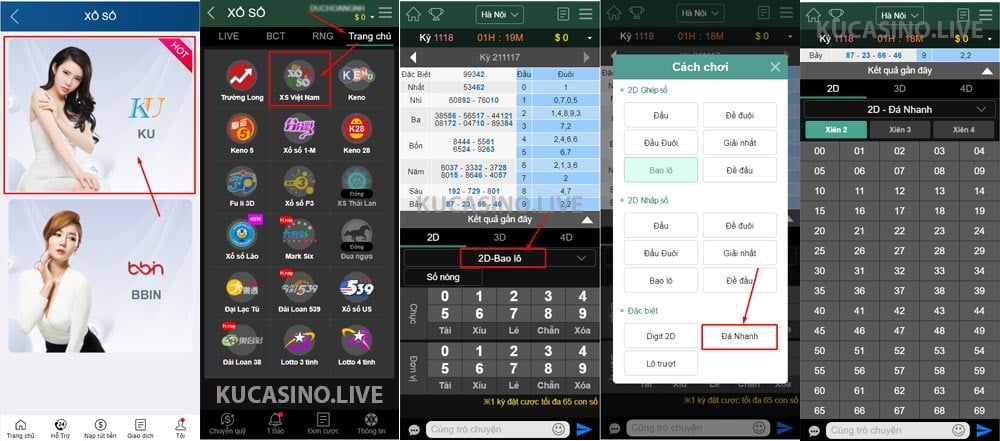 Lô xiên là gì? Hướng dẫn cách đánh lô xiên tại nhà cái KU Casino